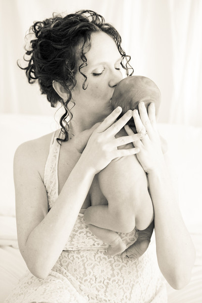 1 week old, photo by Kelli Elizabeth Photography 