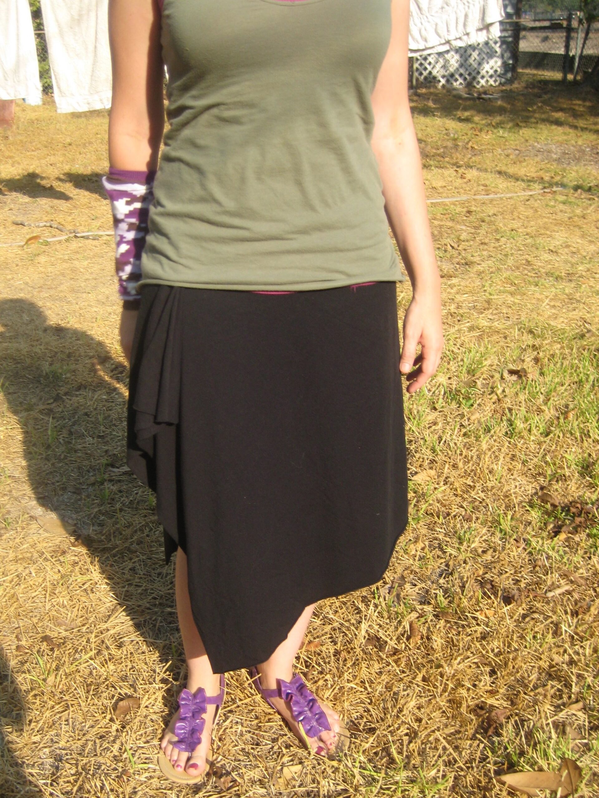 It’s a nursing cover!  It’s a poncho!  It’s a skirt!  It’s a Bamboobies Butterfly Wrap!