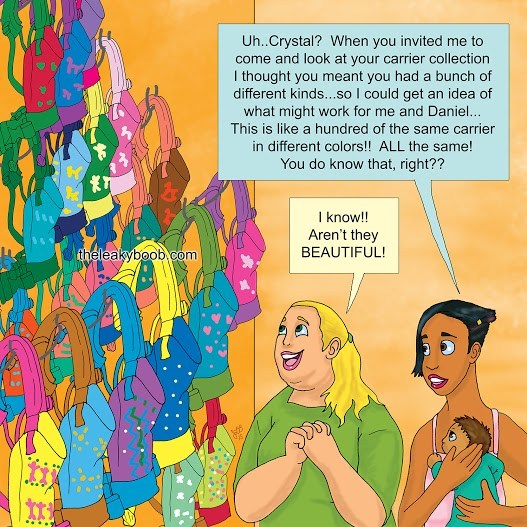 TLB Comic: The Hoarders Guide to Babywearing + Bonus Frame